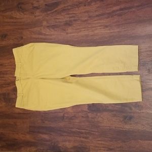 High-Waisted Pixie Ankle Pants for Women Color:Honey